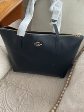 Coach leather Black Tote -New With Tag - Great every day tote. SUMMER SALE!