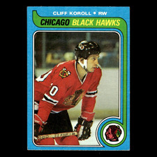 Cliff Koroll #102 1979 Topps Chicago Blackhawks Hockey Card NHL EX
