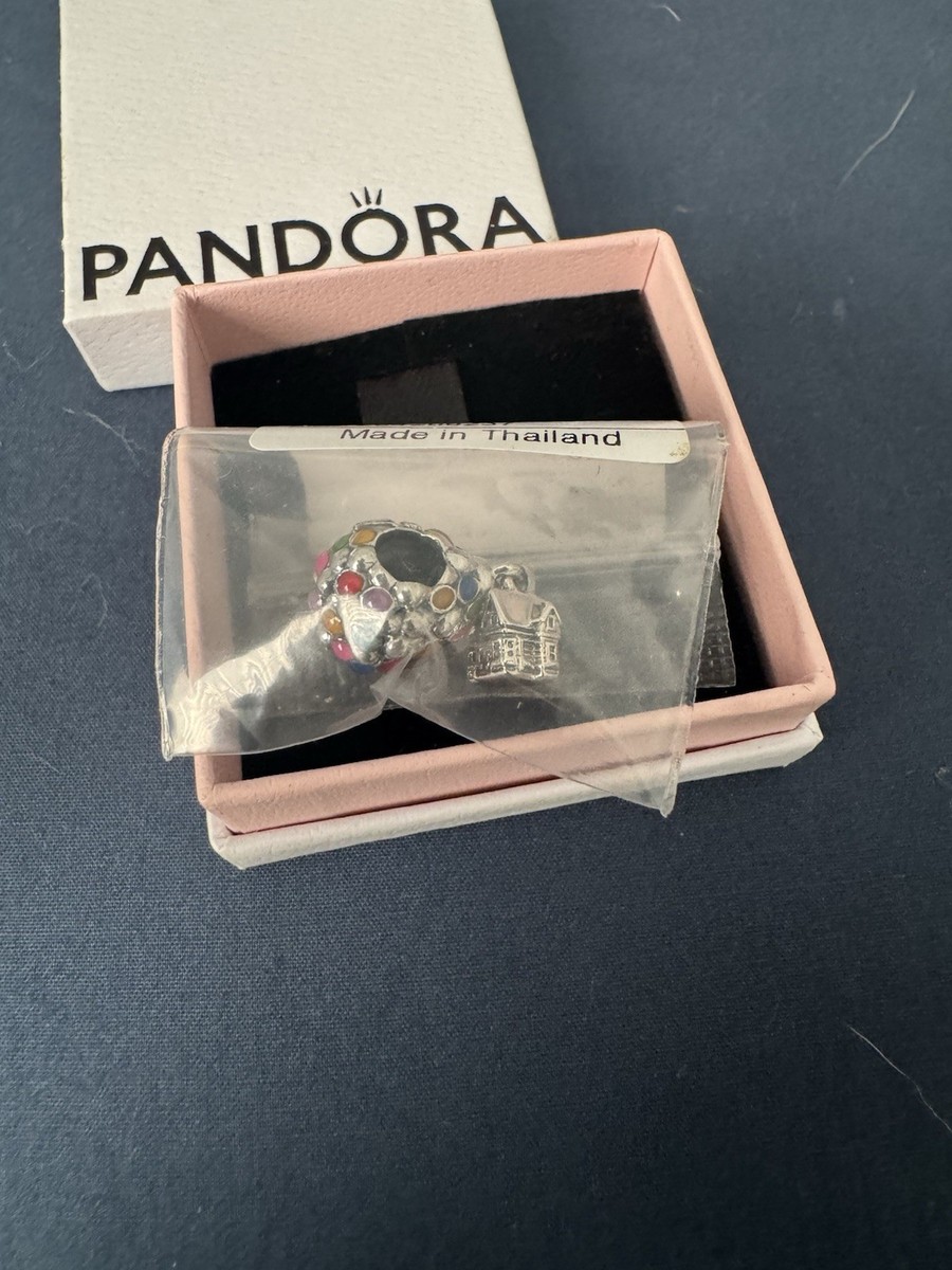 Authentic PANDORA Disney Pixar up House & Balloons Charm Pendant
