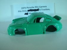 HO scale Slot Car Custom Resin body only 1975 Porsche 911 Carrera Neon Green