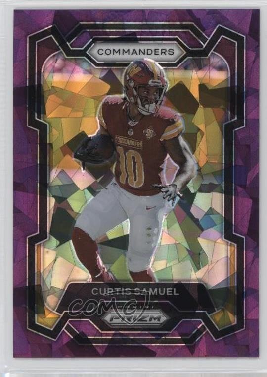2023 Panini Prizm Purple Ice Prizm /225 Curtis Samuel #294 1oa8