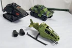 Y-31 VINTAGE 80/90'S COLLECTION OF INCOMPLETE G.I. JOE VEHICLES-SKY HAWK, +!