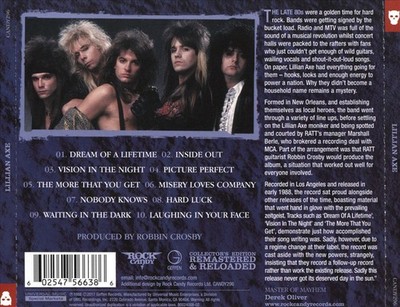 LILLIAN AXE LILLIAN AXE NEW CD