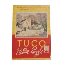 Vtg Tuco Picture Puzzle When Church Bells Ring 12"X 16" Complete Over 209 pieces