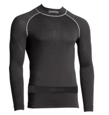 Simpson Racing 20193MLK Pro Fit Base Layer - Top (Only) - Adult M/L - Black