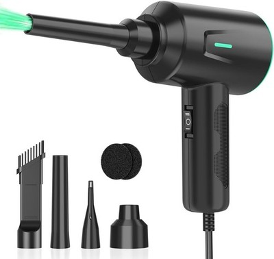 Meudeen Air Duster Electric Blower 5.74oz Computer Cleaning