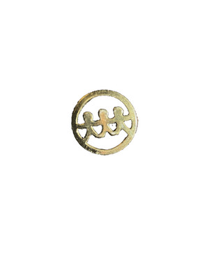 United Way E.A. Adams Lapel Pin Gold Tone Metal No Back Shows Wear and Scratches