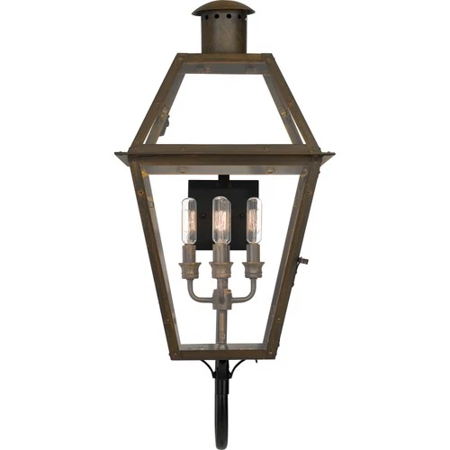 Quoizel RO8414 Rue De Royal 4 Light 30" Tall Outdoor Wall Sconce - Black - Picture 12 of 12
