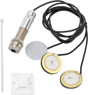 Pickups Piezo Transducer, 3 in 1 Microphone Contact Self-Adhesive Mono Piezo Pic