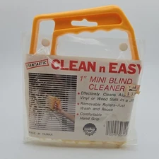 VTG Coolux 1" Venetian Blind "Clean n Easy" Duster Tool Taiwan Collectible Retro