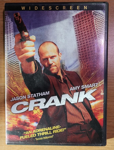 Crank (DVD, 2006, Widescreen) Jason Statham, Amy Smart