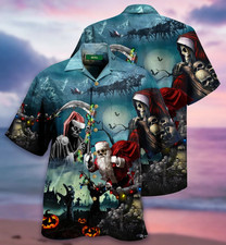Christmas Santa Hawaiian Shirt 1