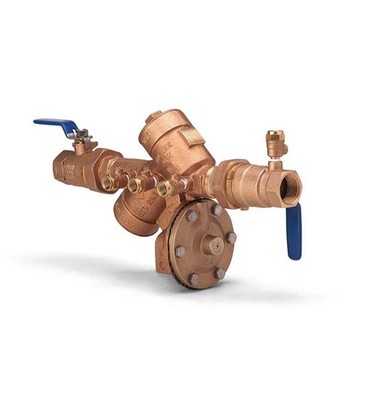 Zurn Wilkins 1-975XLU 1 in. RP Assembly 975XL with Union Ball Valves