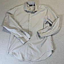 NWOT Calvin Klein Shirt Men's Long Sleeve Infinite Non-Iron Slim Size 16.5 34/35