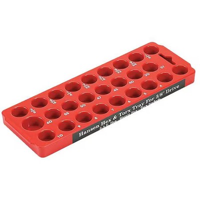 Hansen 50000 Socket Tray With Plastic, 9 3/16 In H X 5/8 In W