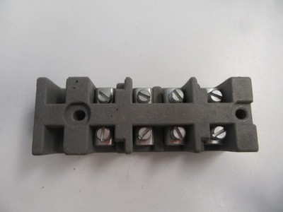 Vintage Anchor 7386  Utility Electric Meter  Base Fusebox Ceramic Wiring Block