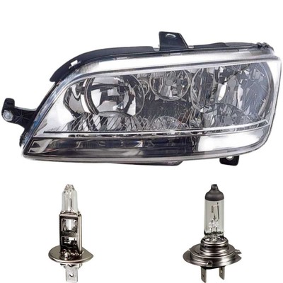 Halogen Scheinwerfer rechts für FIAT IDEA Bj. 12.03- H7/H1 inkl. PHILIPS X6M