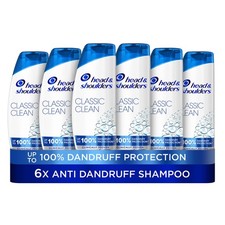 Head & Shoulders Classic Clean Dandruff Shampoo, Pack of 6 ( 6 x 250 ml), Cli... 13.66 per litre