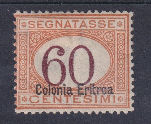 IT. COL. ERITREA 1926 Postage Due 60c MH VF - cat. $ 300 / M294