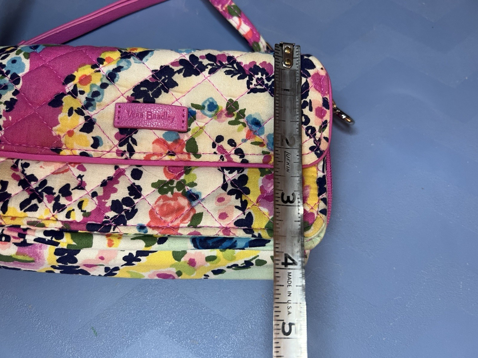 Vera Bradley Iconic RFID All-In-One Crossbody--Wildflower Paisley-