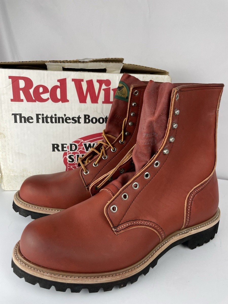 RED WING 899 IRISH SETTER LACE UP LEATHER WORK BOOT VIBRAM SOLE