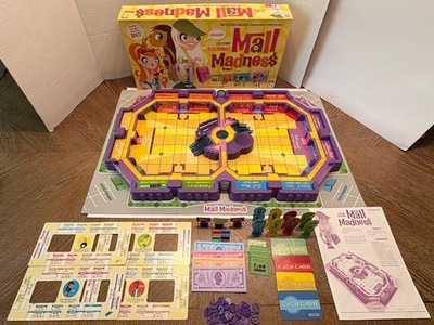2004 Milton Bradley Mall Madness Talking Electronic Board Game- Complete & Works