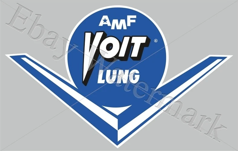 MARKENLOS AMF VOIT Vintage decal sticker Aufkleber Diving scuba tank Tauchen Plongée NEW