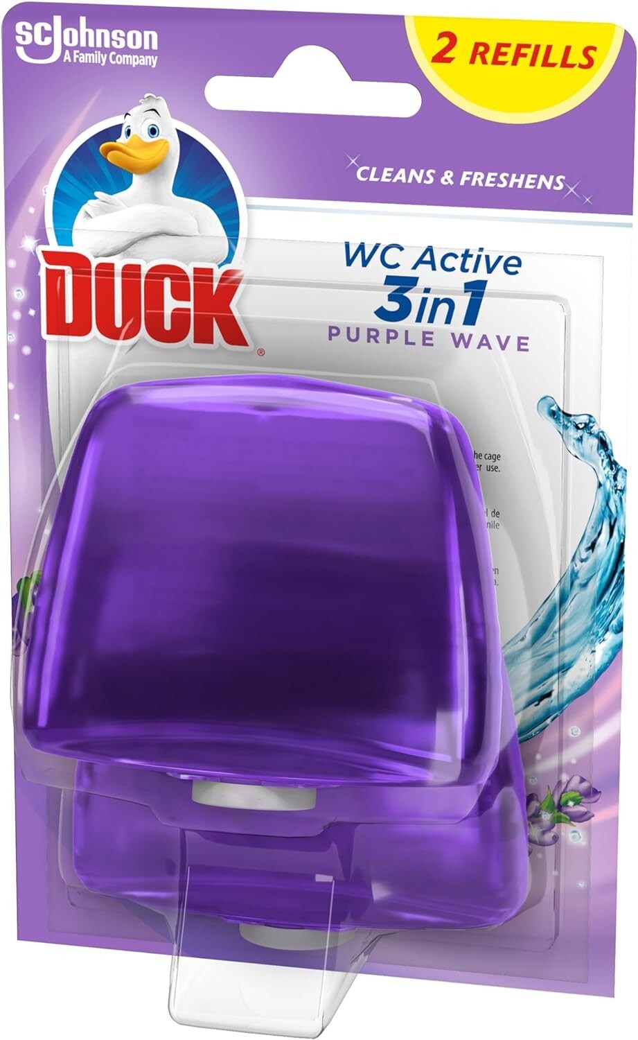 Duck Toilet Liquid Rim Block Refill 3in1 Toilet Bowl Cleaner Purple ...