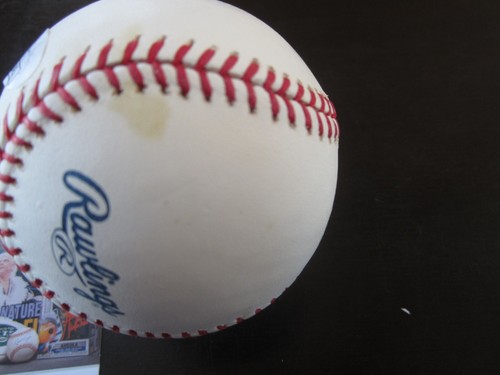 Pelota de béisbol firmada con autógrafo por Bob Gibson JSA St Louis Cardinals WS Champs - Imagen 5 de 6