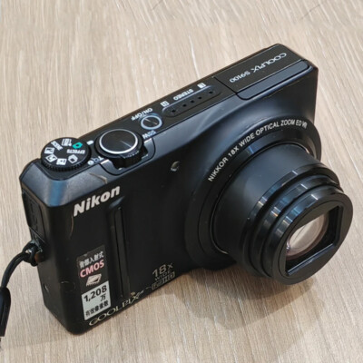 Nikon COOLPIX S9100 12.1MP 18x HDMI Digital Camera Black English