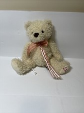 F.A.O. Schwarz Plush Teddy Bear 11 With Bow Stuffed Animal