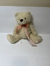 F.A.O. Schwarz Plush Teddy Bear 11” With Bow Stuffed Animal