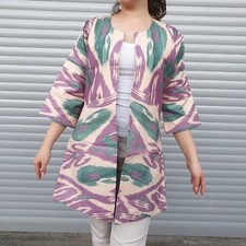 Hand-Dyed Ikat Robe: A Unique Addition to Your Collection