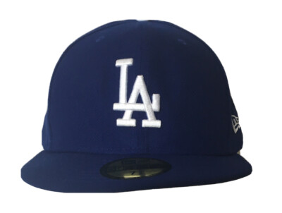 New Era 59Fifty Los Angeles LA Dodgers Game Fitted Hat (Dark Royal