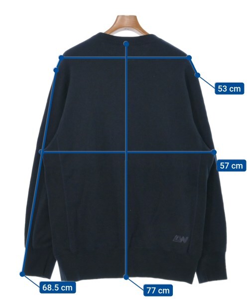 FreshService × LOOPWHEELER スウェット Sevenwheeler Badge Crest Sweatshirt Black