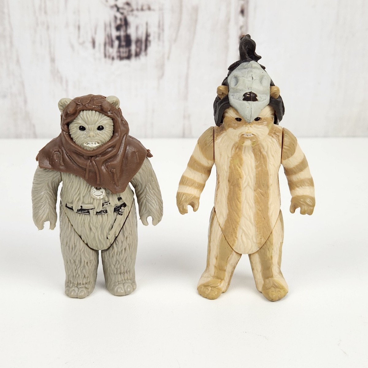 Vintage 1984 Star Wars Kenner 2 Ewoks - Chief Chirpa & Logray | eBay
