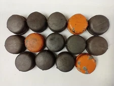 5P539 2" NPT MALLEABLE IRON THREADED PIPE CAPS (LOT OF 14)