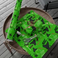 Wicked Gift Wrap Papers Green Elphaba Glinda Wrapping Paper Bubble Wand Magical