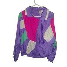 Lavon Vintage Nylon Windbreaker Jacket Sz Small