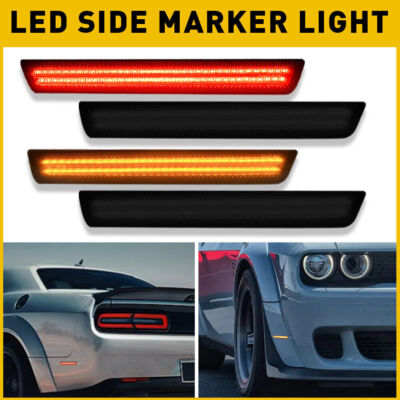 Für Dodge Challenger 2015-2022 Auto  Seitenmarkierungsleuchte 4 Stück