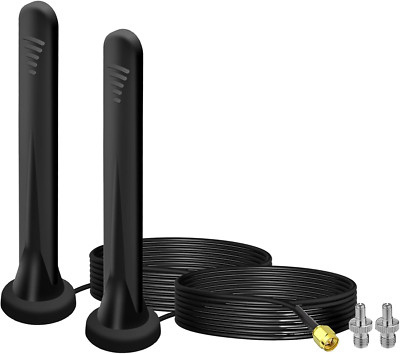 2PCS 5G LTE Antenne Signalverstärker Omnidirektionale Netzwerkantenne SMA TS9 St