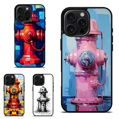 Shockproof Red fire hydrant futuristic For iPhone SE4 16E 12 13 14 15 16 Pro Max