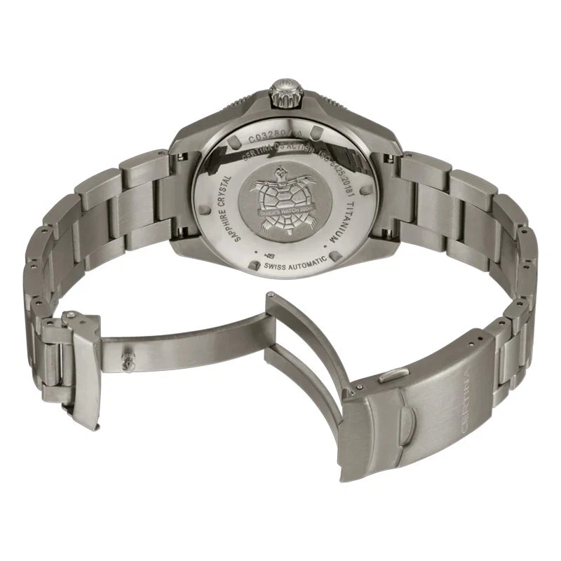 New Certina DS Action Diver 38mm Titanium Men's Watch C0328074408100 - Image 4 of 4