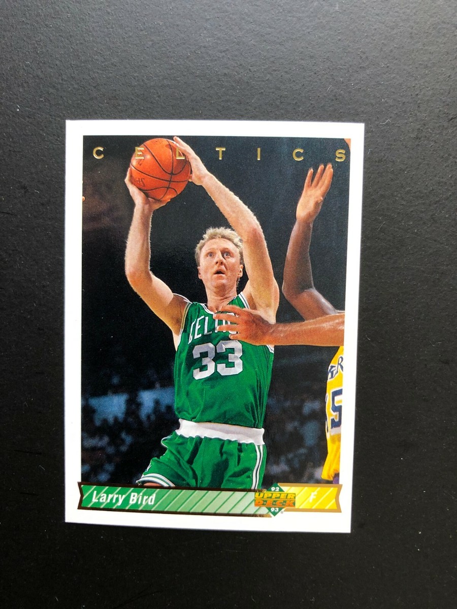 Nice 1992 LARRY BIRD Upper Deck Basketball Card # 33a Made in USA Nice 1992 LARRY BIRD Upper Deck Basketball Card # 33a Made in USA