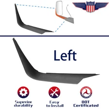 Door Mirror Arm Cover Black Left Driver Side for Freightliner New Cascadia 2018+