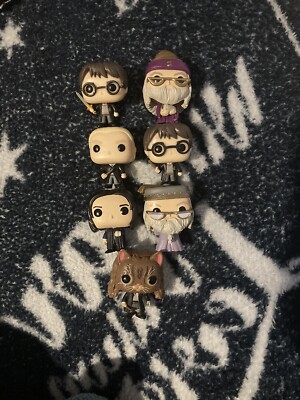 Harry Potter Mini Funko Pop Lot (Cat Hermione, Snape, Dumbledore, etc.)