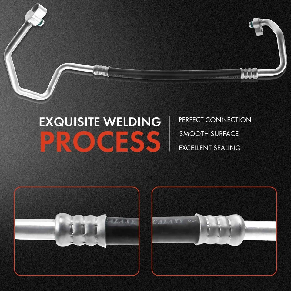 Línea de descarga de manguera de aire acondicionado para Volkswagen Jetta Beetle Passat diésel alta presión Foto 4 de 4