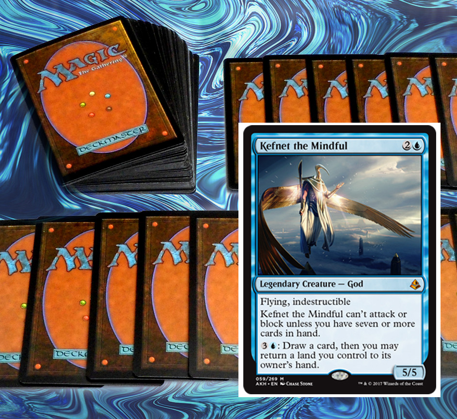 mtg RED BLUE DECK Magic the Gathering rare 60 cards AMON kefnet