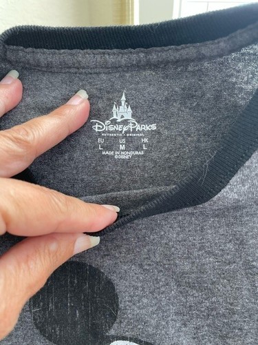 Disney Parks Mickey Mouse Classic Ringer T-Shirt Unisex Med FREE shipping! - Picture 2 of 2