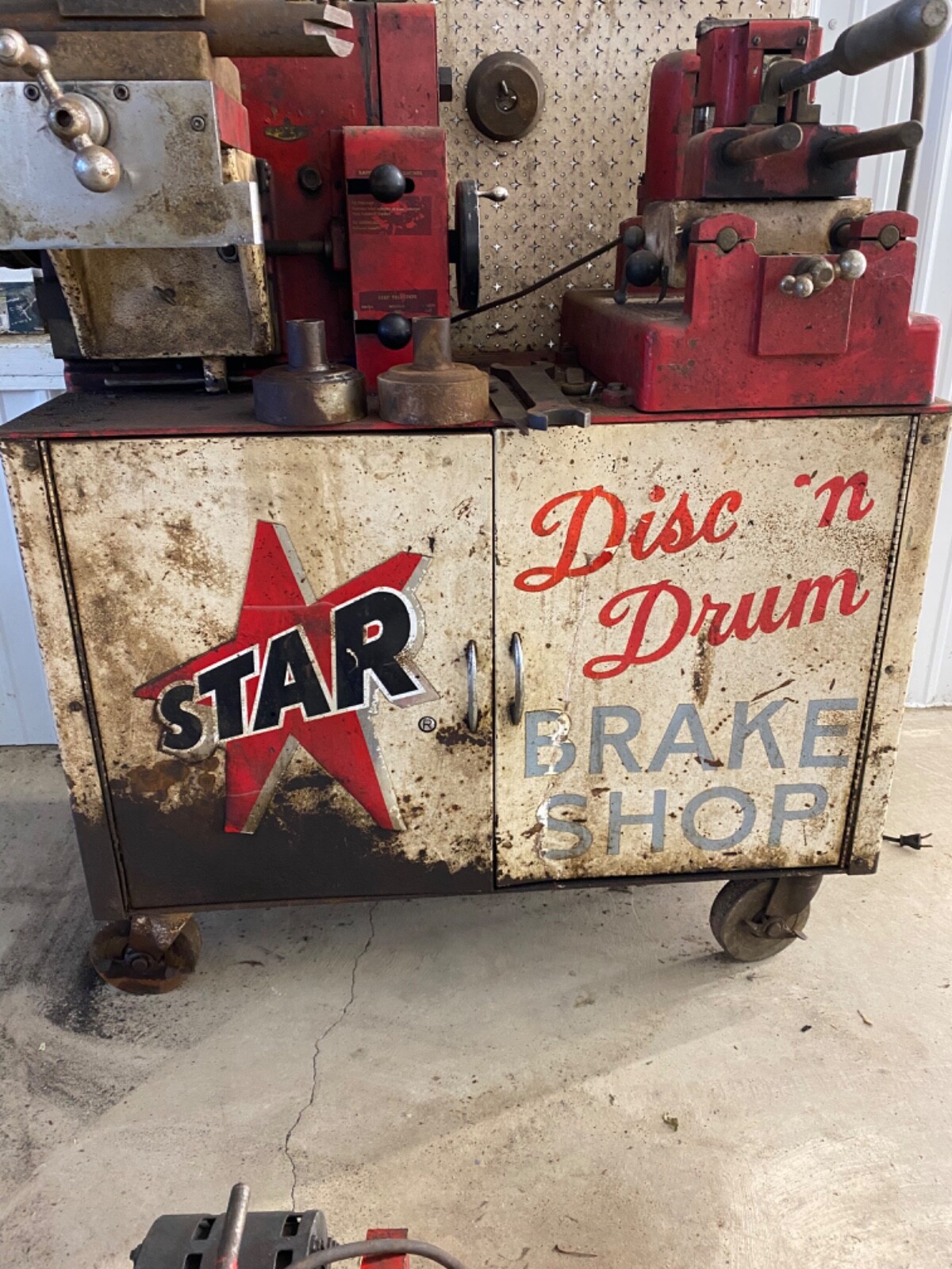 STAR 1265 BRAKE LATHE Disc & Drum brake center grinder turn Rotors